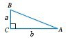 Find the sine, cosine, and tangent for the angle A where a = 4 and b = 5 .