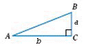 Find the sine, cosine, and tangent for the angle A where a = 10 and b = 24. Enter exact values in simplified form. \sin A = __________ \cos A = __________ \tan A = __________