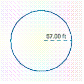 <strong>Find the perimeter or circumference of the figure. </strong> A) 456 ft B) 358.14 ft C) 179.07 ft D) 342 ft E) 393.96 ft