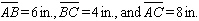 <strong>The perimeter of is 342 in. Find the lengths of the sides. </strong> A) B) C) D) E)