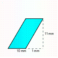 Find the area of the shaded region.  