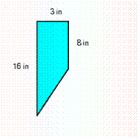Find the area of the shaded region.  
