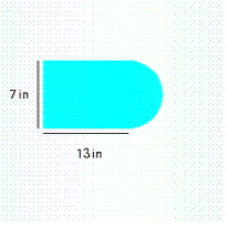 Find the area of the shaded region.  