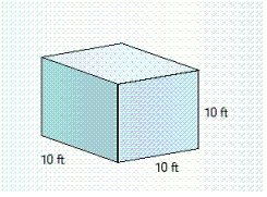 Find the volume of the solid.  