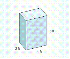 Find the volume of the solid.  