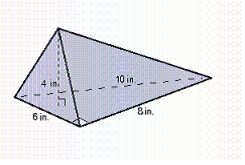 Find the volume of the solid to the nearest cubic unit. Use \pi = 3.14 or the value of \pi on your calculator.