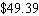 <strong>Find the sales tax for the item using a sales tax rate of 5%. Purse, $51.99</strong> A) B) C) D) E)