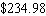 <strong>Find the sales tax for the item using a sales tax rate of 5%. Stereo, $469.95</strong> A) B) C) D) E)