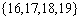 <strong>List the set in roster form. { is a natural number greater than 15}</strong> A) B) C) D) E)