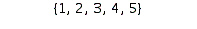 Specify the set by description.