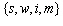 Specify the set by description.