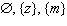 <strong>List all subsets of the given set. Identify any of the subsets that are improper. </strong> A) Improper subset: B) Improper subsets: C) Improper subset: D) Improper subsets: E) Improper subsets: