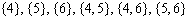 <strong>List all subsets of the following set. </strong> A) B) C) D) E)