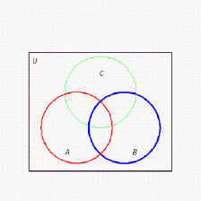 <strong>Draw a Venn diagram showing the sets and where is the set of flowers, is the set of flagpoles, is the set of pencils, and the universe is the set of objects. Assume that each region corresponds to a nonempty set.</strong> A) B) C) D) E)