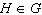 <strong>Write the words in symbols: For the sets G and H, G is a subset of H.</strong> A) B) C) D) E)