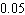 <strong>Last year, a certain professor gave 44 F grades out of 882 grades. If one of the professor's students were selected randomly, what is the probability of the student receiving an F? Give the probability in decimal form (correct to two decimal places).</strong> A) about B) about C) about D) about E) about