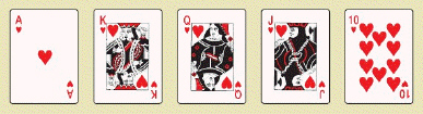 Poker is a common game in which players are dealt five cards from a deck of cards. It can be shown that there are 2,598,960 different possible poker hands. The winning hands (from highest to lowest) are shown in the table below. Royal flush 4 hands Other straight flush 36 hands Four of a kind 624 hands Full house 3,744 hands Flush 5,108 hands Straight 10,200 hands Three of a kind 54,912 hands Two pair 123,552 hands One pair 1,098,240 hands Other hands 1,302,540 hands Find the requested probabilities. Use a calculator and show your answers to whatever accuracy possible on your calculator. P (two pair) = __________ P (one pair) = __________