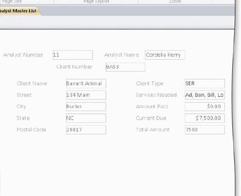 Critical Thinking Questions Case 6-1 An employee at Camashaly Design needs to make some changes to the report shown in the accompanying figure. The total amount should display as currency with two decimal places. How can the employee make this change?