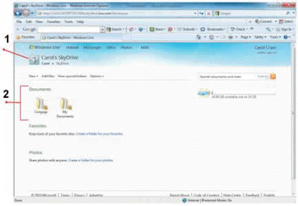 <strong> In the accompanying figure, item 1 points to the ____.</strong> A) PowerPoint Ribbon B) PowerPoint tool bar C) current location D) folders currently available