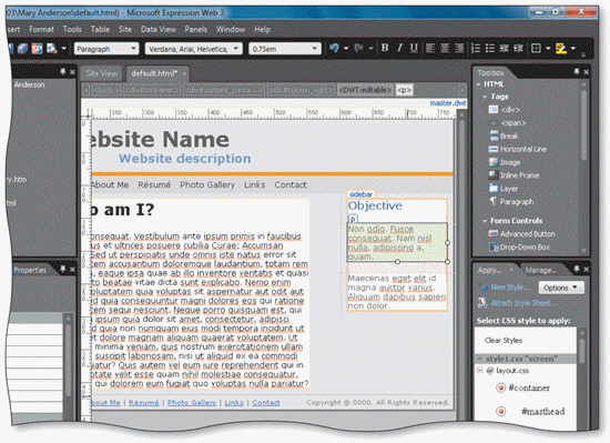 <strong> You can click the p tag on the ____, as shown in the accompanying figure, to select all of the placeholder text within the paragraph.</strong> A) Toolbox B) Common toolbar C) Folder List D) Quick Tag Selector