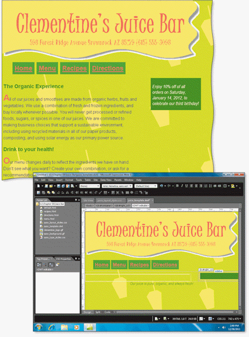 Pages created with a dynamic Web template are distinguished by changing text and images that are in defined ____________________, as shown in the accompanying figure.