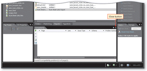<strong> Clicking an error in a Compatibility report like the one in the accompanying figure displays the related page in ____.</strong> A) Split view B) Design view C) Code view D) Error view