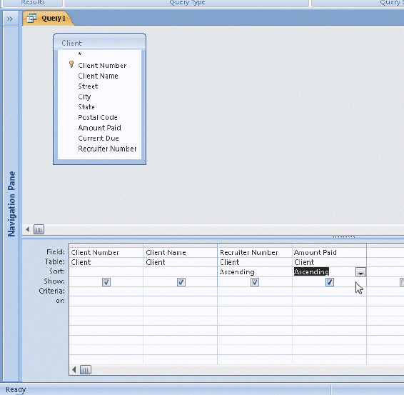Figure 2-1 In the accompanying figure, you can delete the table by right-clicking the field list and clicking ____ on the shortcut menu.