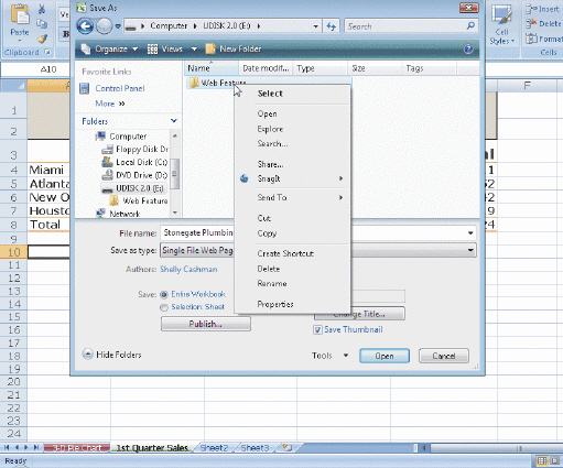 Figure 1 In the accompanying figure, what will the file extension be for the saved Web page?