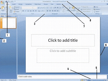 <strong> In the figure above, item 3 points to the ____.</strong> A) Aspect theme B) Magnification icon C) Mouse pointer D) Dialog Box Launcher