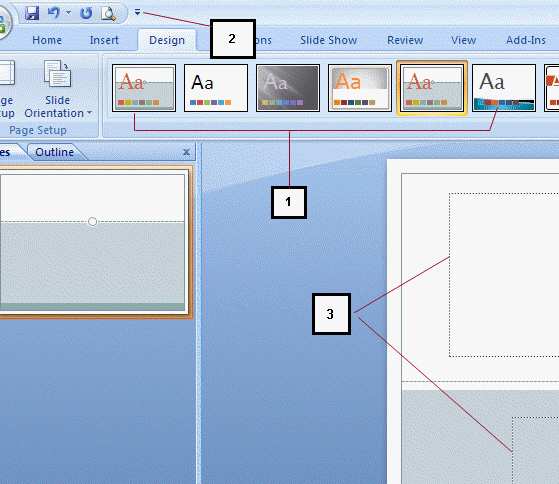 Figure A-2 The dotted borders that item 3 points to are called ____________________.
