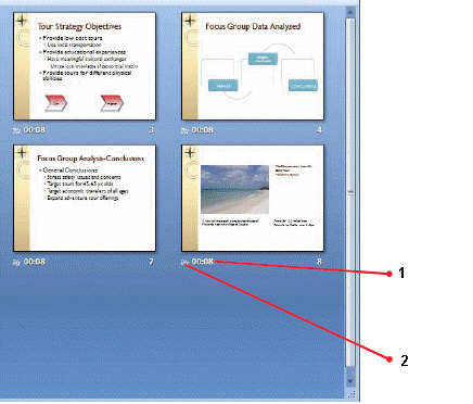 <strong> The view shown in the above figure is the ____view.</strong> A) Transitions B) Slide Sorter C) Slide Rehearsal D) Slide Transitions
