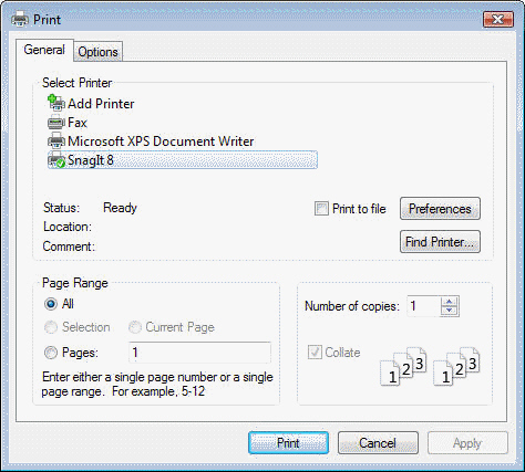 List the names of the 9 dialog box components shown in the figure above, identify the type of component, and briefly describe how each type of dialog component works. Organize your responses in a table format similar to the following example. Component Name Type of Component How the Component Works Close Button Button Closes the dialog box