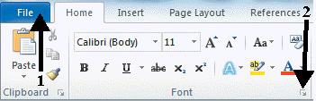 FIGURE GS 1-1 Clicking Item 1 in Figure GS 1-1 above will display ____.