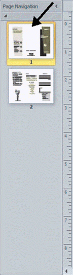 <strong>FIGURE PB 1-1   In Figure PB 1-1 above, the arrow is pointing to a ____.</strong> A) text box B) thumbnail C) page part D) placeholder <div style=padding-top: 35px> 
