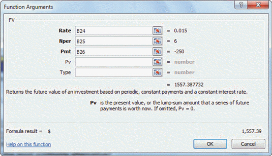 FIGURE EX 5-1 In Figure EX 5-1 above, the Pmt figure is -250. The negative number means ____.