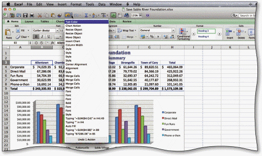 <strong> The ____ command is located in the Standard toolbar, as shown in the accompanying figure.</strong> A)Undo B)Cell Style C)Bold D)Increase Decimal