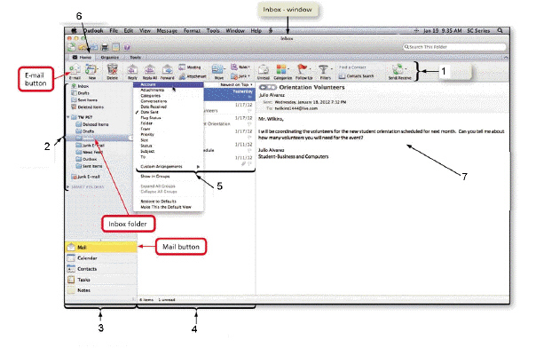 <strong> The item numbered 1 in the accompanying figure is the ____.</strong> A)ribbon B)title bar C)Navigation Pane D)File tab