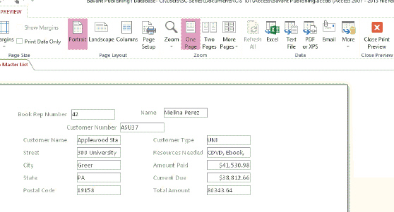Critical Thinking Questions Case 6-1 An employee at Bavant Publishing needs to make some changes to the report shown in the accompanying figure. The total amount should display as currency with two decimal places. How can the employee make this change?