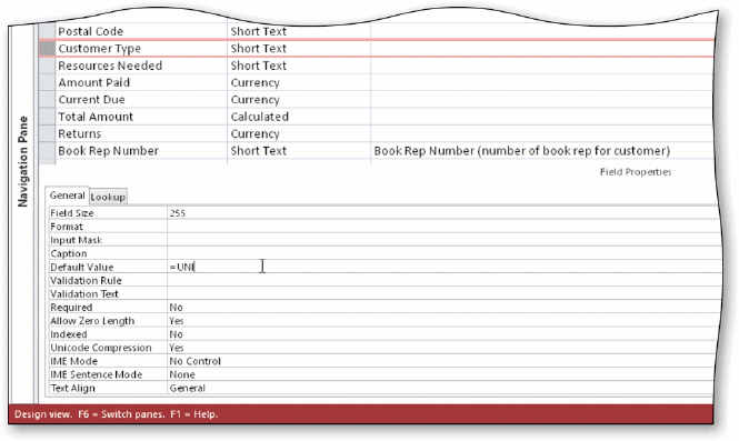 Bavant has just realized that they need to make some additional changes to the Customer table shown in Design view in the acsampanying figure. They have asked you to make these changes. Because Bavant may move the database to SQL Server, they have decided to delete the Resources Needed field. How do you delete the field?