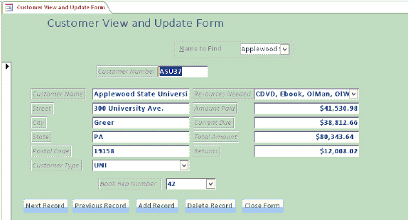The acsampanying figure shows sammand buttons on a form. The action for the Previous Resard button is Go To Previous Resard, which is in the ____________________ category.