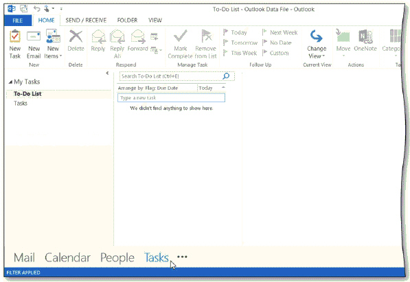 <strong> The main elements of the ____ are the Navigation Pane, the To-Do List pane, and the Preview pane, as shown in the acsampanying figure.</strong> A) General window B) To-Do List window C) Tasks-To-Do window D) Items window