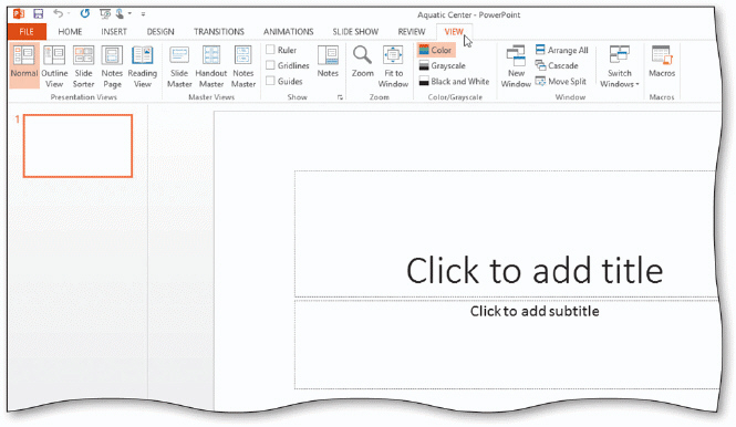 <strong> As shown in the acsampanying figure, the first step to displaying the slide master is to display the ____ tab.</strong> A) REVIEW B) VIEW C) SLIDE SHOW D) DESIGN