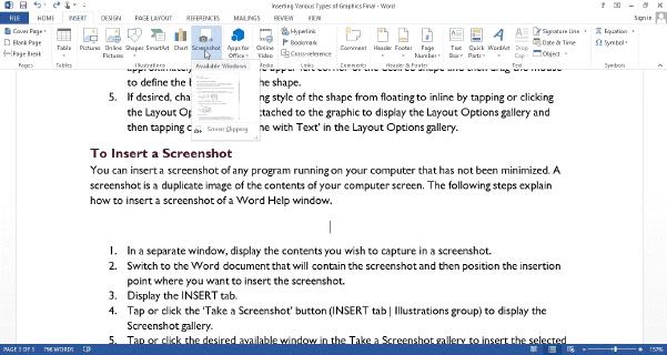 <strong> As shown in the acsampanying figure, a ____ is a section of a window.</strong> A) dialog box B) print layout C) master document D) screen clipping