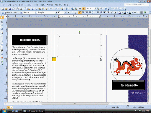 <strong>  Figure 2 As you drag to create a text box, you can watch the Object Size area on the ____ as shown in the accompanying figure.</strong> A) Standard toolbar B) Objects toolbar C) status bar D) menu bar <div style=padding-top: 35px> 