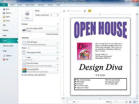 <strong> The publication in the figure above is displayed in ____ view.</strong> A) Backstage B) Frontpage C) Publisher D) Design