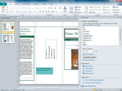 In the accompanying figure, if you want to change the name of a recipient, you should click the Edit recipient list link to open the Edit Data Target dialog box.