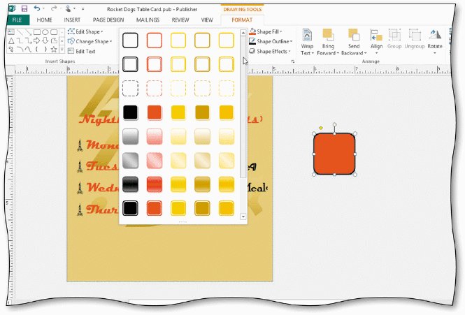 <strong> As seen in the accompanying figure, tap or click the More button on the DRAWING TOOLS FORMAT tab in the Shape Styles group to display the ____.</strong> A) Shapes Styles gallery B) template gallery C) Font Color gallery D) Drawing Tools gallery