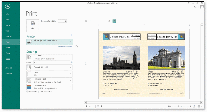 Tap or click the ____ button to display the Print gallery in the Backstage view, as shown in the accompanying figure.