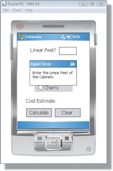 <strong> Figure 5-2 ____ is the default setting for the buttons that will be displayed in a message box like the one in the accompanying figure.</strong> A) MessageBoxButtons.OKOnly B) MessageBoxButtons.OKCancel C) MessageBoxButtons.YesNo D) MessageBoxButtons.YesNoCancel