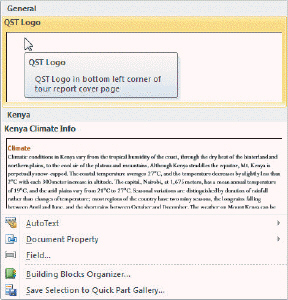 <strong> The gallery shown in the accompanying figure is the ____ gallery.</strong> A) Text Box B) Quick Blocks C) Building Blocks D) Quick Parts
